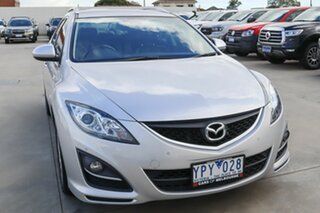2011 Mazda 6 GH1052 MY10 Touring Silver 5 Speed Sports Automatic Wagon.