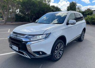 2018 Mitsubishi Outlander ZL MY19 LS 2WD White 6 Speed Constant Variable Wagon.