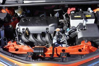 2016 Toyota Yaris NCP130R Ascent Orange 4 Speed Automatic Hatchback