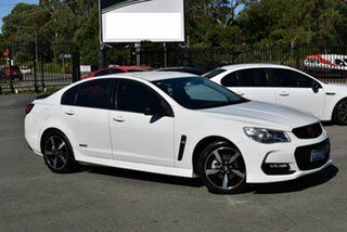 2016 Holden Commodore Vfii MY16 SV6 Black Edition White 6 Speed Automatic Sedan.