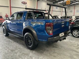2019 Ford Ranger PX MkIII MY20.25 Raptor 2.0 (4x4) Blue 10 Speed Automatic Double Cab Pick Up.