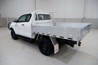 2018 Toyota Hilux GUN126R SR Extra Cab White 6 Speed Manual Cab Chassis