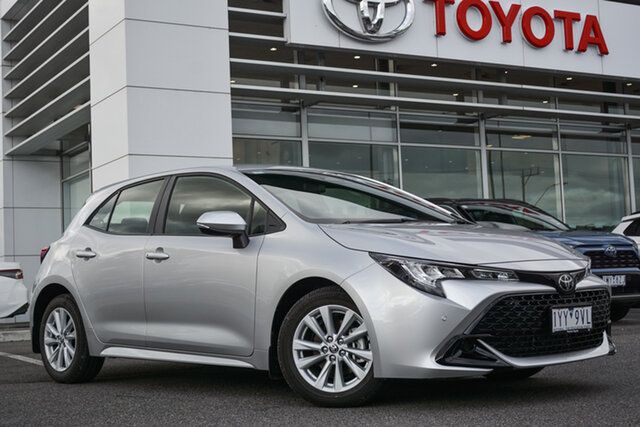 Pre-Owned Toyota Corolla Mzea12R Ascent Sport South Morang, 2023 Toyota Corolla Mzea12R Ascent Sport Silver Pearl 10 Speed Constant Variable Hatchback