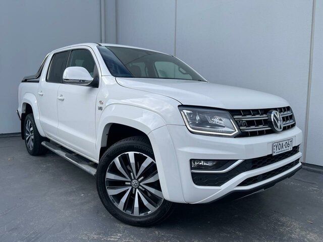 Used Volkswagen Amarok 2H MY19 TDI580 4MOTION Perm Ultimate Liverpool, 2019 Volkswagen Amarok 2H MY19 TDI580 4MOTION Perm Ultimate White 8 Speed Automatic Utility