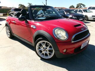 2010 Mini Cabrio R57 MY10 Cooper S Steptronic Red 6 Speed Sports Automatic Convertible.