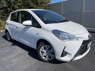 2020 Toyota Yaris NCP130R Ascent White 4 Speed Automatic Hatchback.