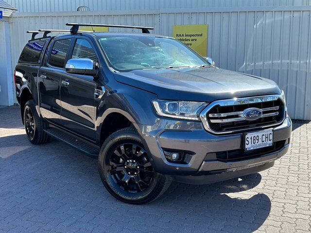 Used Ford Ranger PX MkIII 2020.75MY XLT Christies Beach, 2020 Ford Ranger PX MkIII 2020.75MY XLT Grey 10 Speed Sports Automatic Super Cab Pick Up