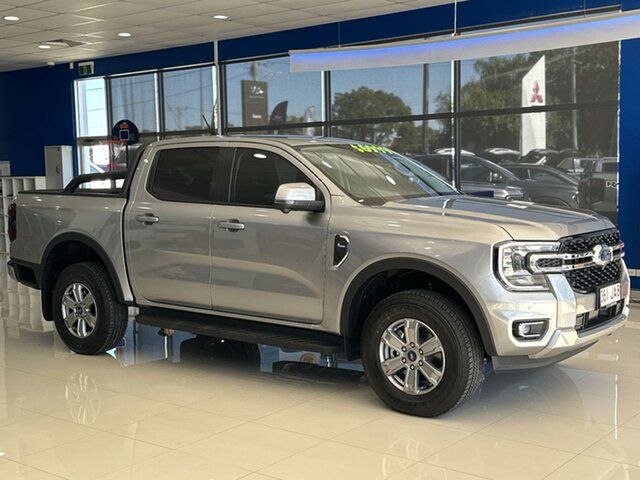 Used Ford Ranger PY 2024.00MY XLT Beaudesert, 2023 Ford Ranger PY 2024.00MY XLT Aluminium 10 Speed Sports Automatic Double Cab Pick Up