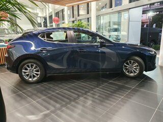 2020 Mazda 3 BP2H7A G20 SKYACTIV-Drive Pure Deep Crystal Blue 6 Speed Sports Automatic Hatchback