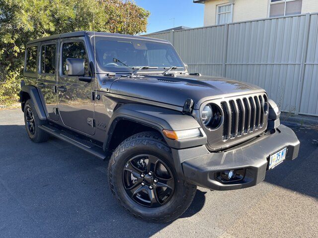 Used Jeep Wrangler JL MY21 Unlimited Night Eagle Devonport, 2021 Jeep Wrangler JL MY21 Unlimited Night Eagle Grey 8 Speed Automatic Hardtop