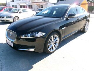 2012 Jaguar XF X250 MY12 Luxury Black 6 Speed Sports Automatic Sedan.