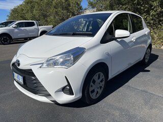 2020 Toyota Yaris NCP130R Ascent White 4 Speed Automatic Hatchback