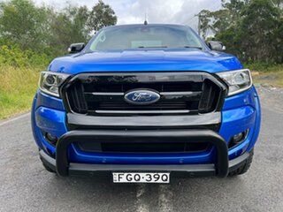 2018 Ford Ranger PX MkII 2018.00MY XLT Double Cab Blue 6 Speed Sports Automatic Utility.