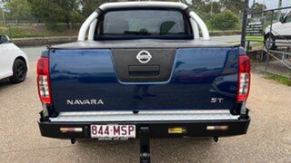 2009 Nissan Navara D40 ST (4x4) Blue 6 Speed Manual Dual Cab Pick-up