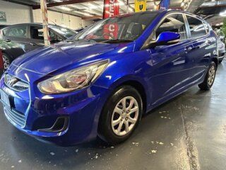 2014 Hyundai Accent RB2 Active Blue 6 Speed Manual Hatchback.