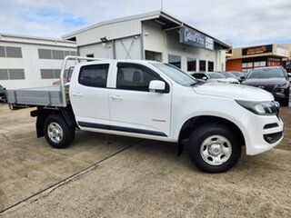 2016 Holden Colorado RG MY16 LS Crew Cab 4x2 White 6 Speed Sports Automatic Cab Chassis.