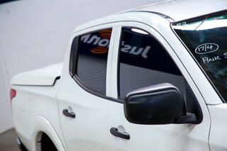 2018 Mitsubishi Triton MQ MY18 GLX Double Cab White 5 Speed Sports Automatic Utility.
