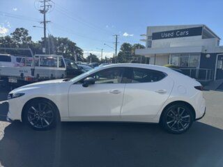 2020 Mazda 3 BP2H7A G20 SKYACTIV-Drive Touring White 6 Speed Sports Automatic Hatchback.