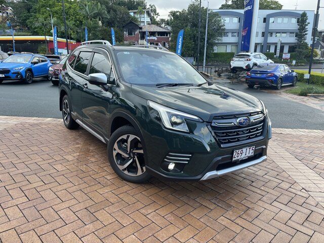 Demo Subaru Forester S5 MY24 2.5i-S CVT AWD Newstead, 2023 Subaru Forester S5 MY24 2.5i-S CVT AWD Cascade Green - Black Trim 7 Speed Constant Variable