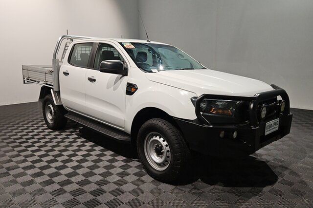 Used Ford Ranger PX MkII 2018.00MY XL Plus Acacia Ridge, 2018 Ford Ranger PX MkII 2018.00MY XL Plus White 6 speed Automatic Cab Chassis