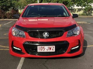 2016 Holden Commodore VF II MY16 SV6 Black Red 6 Speed Sports Automatic Sedan