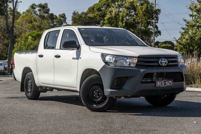 Pre-Owned Toyota Hilux Oakleigh, 2019 Toyota Hilux Glacier White Automatic Dual Cab