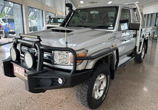 2018 Toyota Landcruiser VDJ79R GXL Silver 5 Speed Manual Cab Chassis