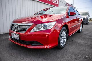 2014 Toyota Aurion GSV50R AT-X Red 6 Speed Sports Automatic Sedan.