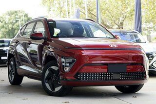 2023 Hyundai Kona SX2.V1 MY24 Electric 2WD Ultimate Red 1 Speed Reduction Gear Wagon.