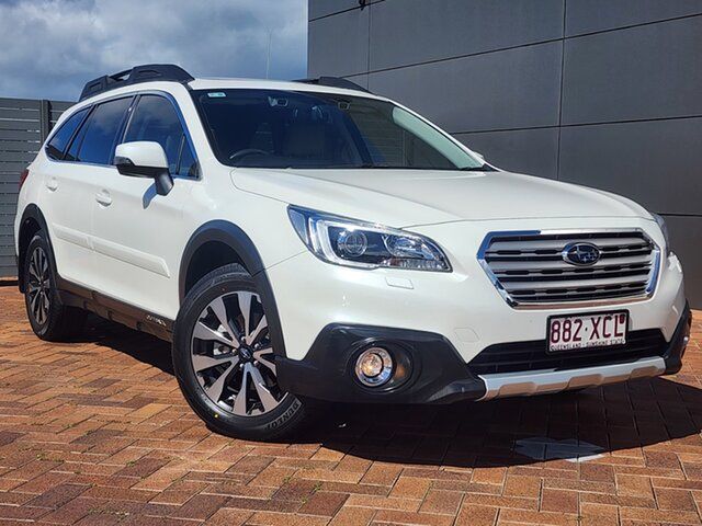 Used Subaru Outback B6A MY17 2.5i CVT AWD Premium Toowoomba, 2016 Subaru Outback B6A MY17 2.5i CVT AWD Premium White 6 Speed Constant Variable Wagon