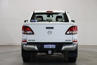 2012 Mazda BT-50 UP0YF1 XT White 6 Speed Sports Automatic Utility