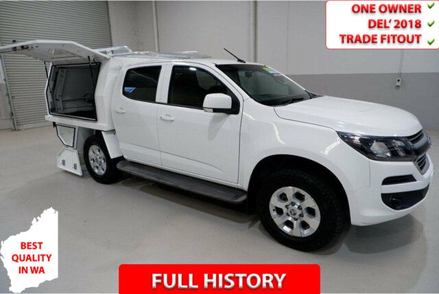 Used Holden Colorado RG MY18 LS Crew Cab 4x2 Kenwick, 2017 Holden Colorado RG MY18 LS Crew Cab 4x2 White 6 Speed Sports Automatic Cab Chassis