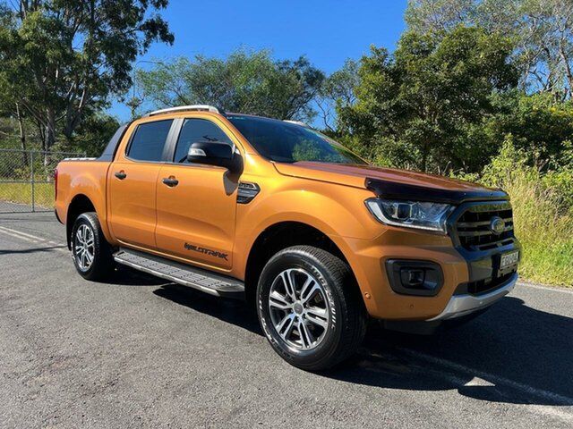 Used Ford Ranger PX MkIII 2021.25MY Wildtrak Yallah, 2021 Ford Ranger PX MkIII 2021.25MY Wildtrak Orange 10 Speed Sports Automatic Double Cab Pick Up