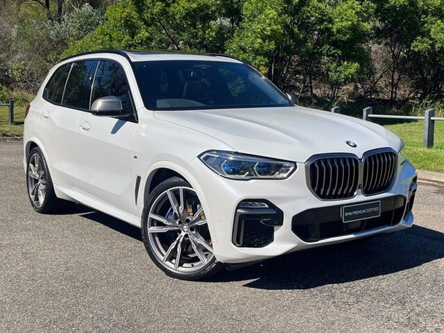 Used BMW X5 G05 MY19 M50d (5 Seat) Brookvale, 2018 BMW X5 G05 MY19 M50d (5 Seat) Mineral White 8 Speed Auto Dual Clutch Wagon