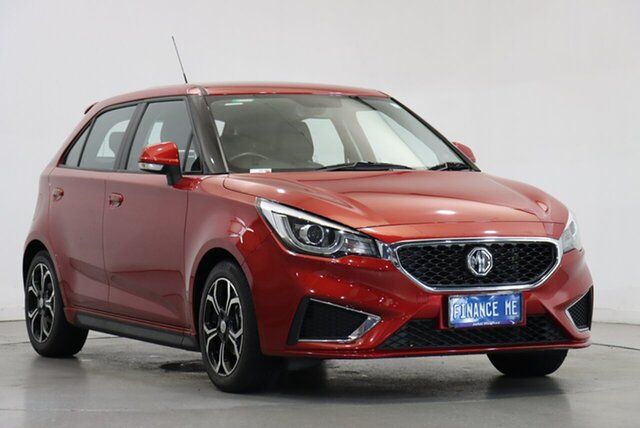 Used MG MG3 SZP1 MY21 Excite Victoria Park, 2021 MG MG3 SZP1 MY21 Excite Tartan Red Metallic 4 Speed Automatic Hatchback