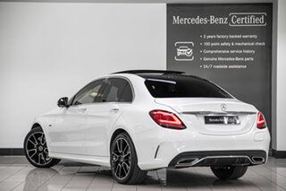 2020 Mercedes-Benz C-Class W205 801MY C300 9G-Tronic e Polar White 9 Speed Sports Automatic Sedan.