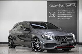 2016 Mercedes-Benz A-Class W176 806MY A250 D-CT 4MATIC Sport Mountain Grey 7 Speed.