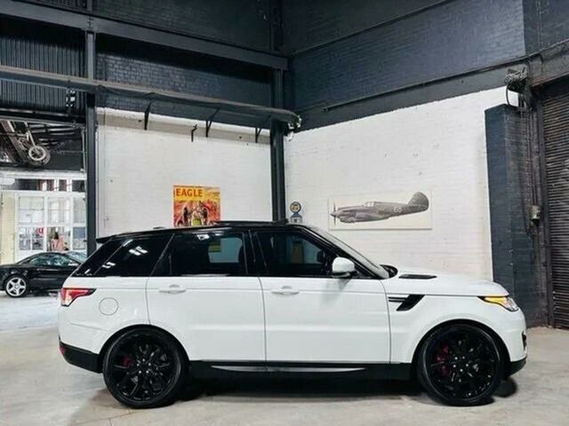 Used Land Rover Range Rover Sport L494 16MY SE Port Melbourne, 2015 Land Rover Range Rover Sport L494 16MY SE White 8 Speed Sports Automatic Wagon