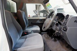 2018 Toyota Landcruiser VDJ79R GXL White 5 Speed Manual Cab Chassis
