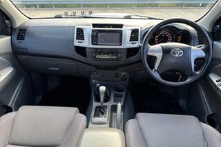 2012 Toyota Hilux KUN26R MY12 SR5 (4x4) Silver 4 Speed Automatic Dual Cab Pick-up