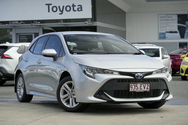 Used Toyota Corolla ZWE211R Ascent Sport E-CVT Hybrid North Lakes, 2022 Toyota Corolla ZWE211R Ascent Sport E-CVT Hybrid Silver Pearl 10 Speed Constant Variable