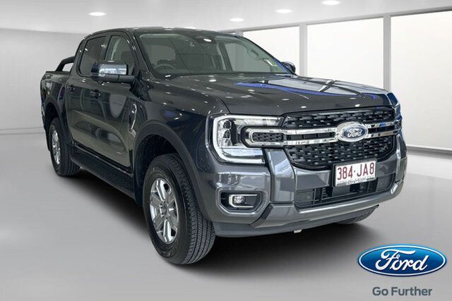 Used Ford Ranger PY 2024.00MY XLT Beaudesert, 2023 Ford Ranger PY 2024.00MY XLT Meteor Grey 10 Speed Sports Automatic Double Cab Pick Up