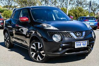 2017 Nissan Juke F15 Series 2 Ti-S X-tronic AWD Black 1 Speed Constant Variable Hatchback.