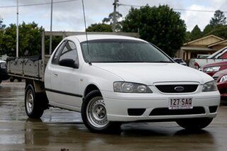 2006 Ford Falcon BF XL Ute Super Cab White 4 Speed Sports Automatic Utility.