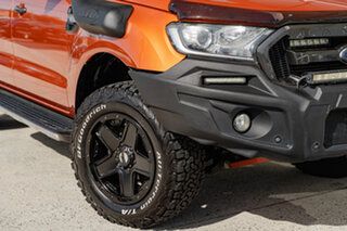 2017 Ford Ranger PX MkII 2018.00MY Wildtrak Double Cab Orange 6 Speed Sports Automatic Utility.