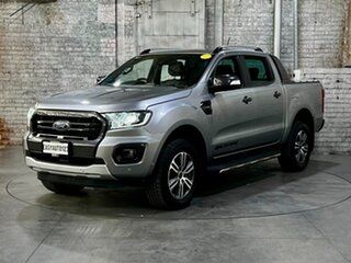 2021 Ford Ranger PX MkIII 2021.25MY Wildtrak Silver 10 Speed Sports Automatic Double Cab Pick Up.