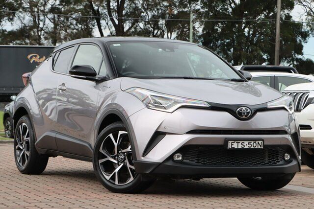 Pre-Owned Toyota C-HR NGX10R Koba S-CVT 2WD Warwick Farm, 2019 Toyota C-HR NGX10R Koba S-CVT 2WD Shadow Platinum & Black Roof 7 Speed Constant Variable SUV