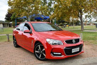 2017 Holden Commodore VF II MY17 SV6 Red 6 Speed Sports Automatic Sedan.