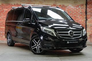 2016 Mercedes-Benz V-Class 447 V250 d 7G-Tronic + Avantgarde Obsidian Black Metallic 7 Speed.