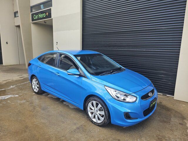 Used Hyundai Accent RB6 MY18 Sport Toowoomba, 2018 Hyundai Accent RB6 MY18 Sport Blue 6 Speed Automatic Sedan